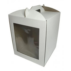 Коробка для торта з вікном 280х280х300